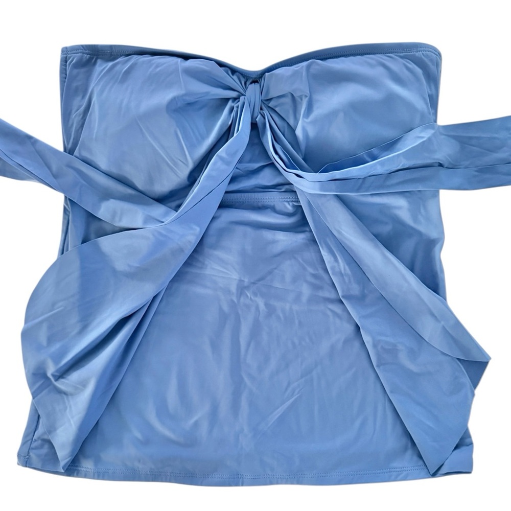 Tommy Bahama Pearl Sarong Wrap Bandini Top - Blue Monday - Picture 4 of 10